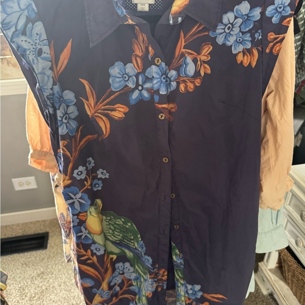 Anthropologie Maeve Button Down Dress size xxs - Picture 3 of 9